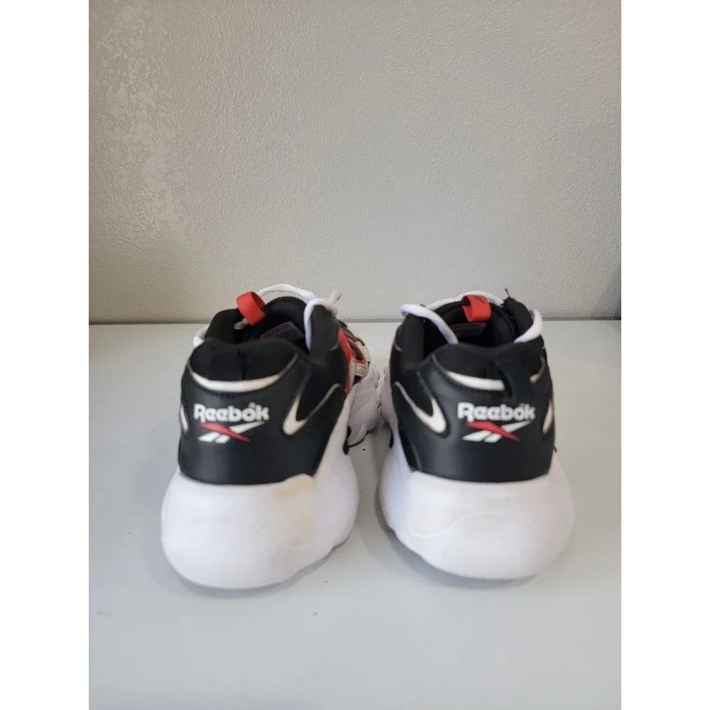Reebok DMX 1000 Men’s Size 9 Radiant Red Black White Chunky Running Shoes